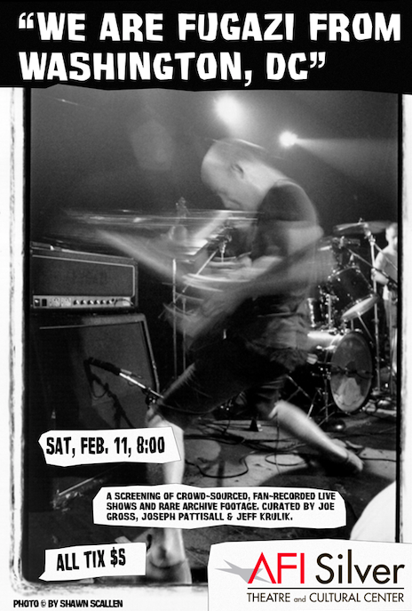 WE ARE FUGAZI FROM WASHINGTON D.C 
Lundi 10 Novembre - 21h30 - Théâtre Molière