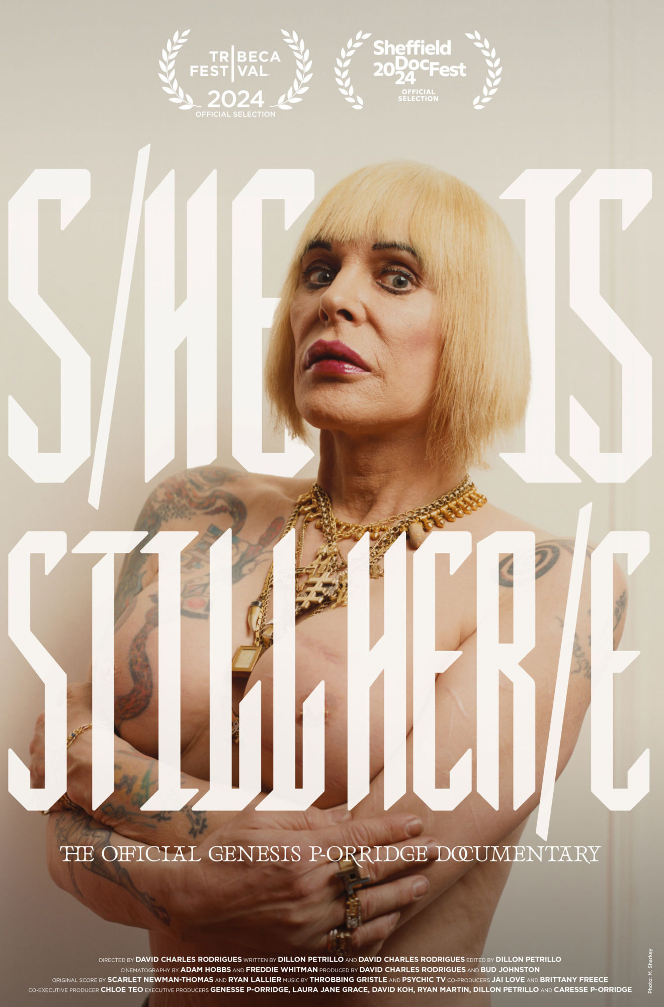 S/HE IS STILL HER/E : THE OFFICIAL GENESIS P-ORRIDGE DOCUMENTARY
Mardi 11 Novembre - 21h50 - Théâtre Molière